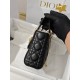 CHRISTIAN DIOR Mini Lady Dior Bag /Black Cannage Lambskin